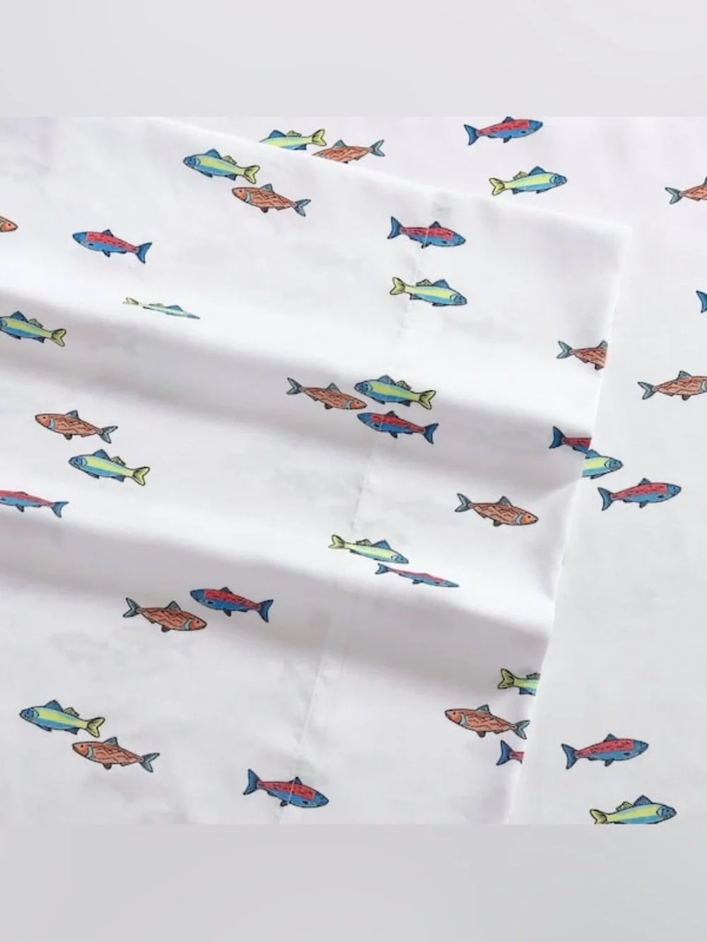 Eddie Bauer Fish Lake Microfiber Twin Kids Fitted Sheet